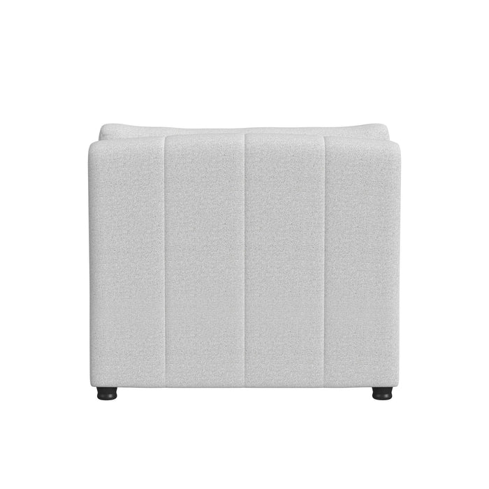 Zandara 5PC Modular Set in Olefin Beige with Ottoman