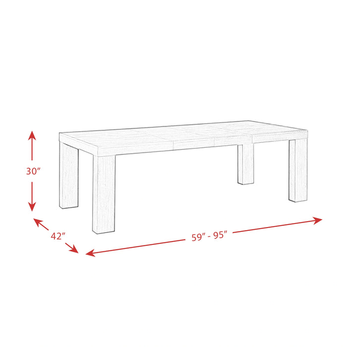 Grady 7PC Dining Set-Table & Six Upholstered Side Chairs