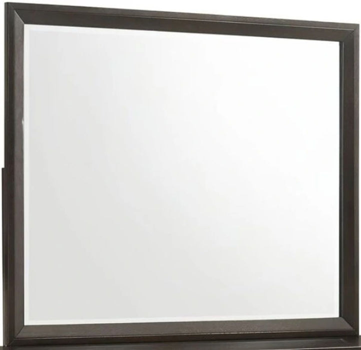 Elements International Beaumont Youth Mirror in MerlotR image