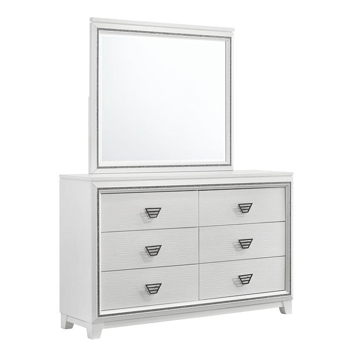 Elements International Moondance Dresser in White