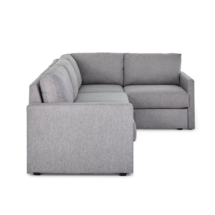 Flex 4-Seat Sectional with Narrow Arm - 5000003485 - Pierce Furniture Gallery