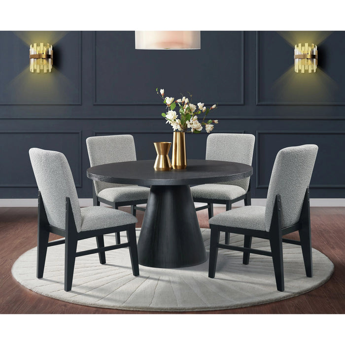 Portland Dining Set in Black