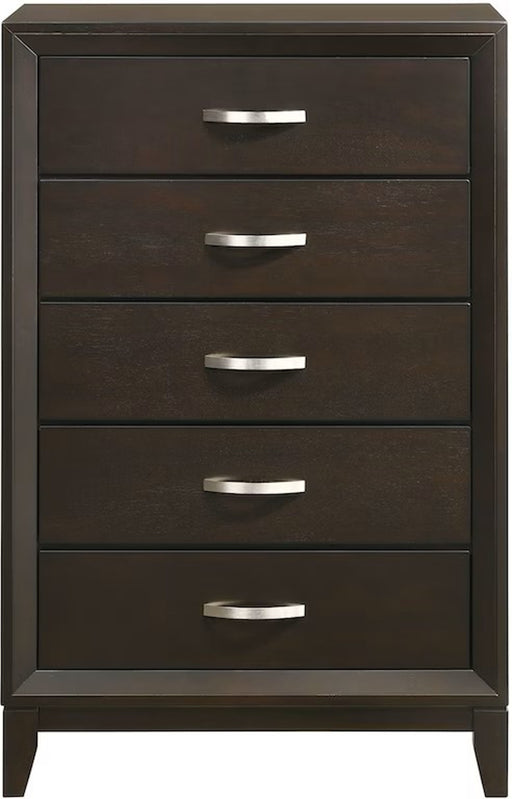 Elements International Beaumont Youth Chest in Merlot image