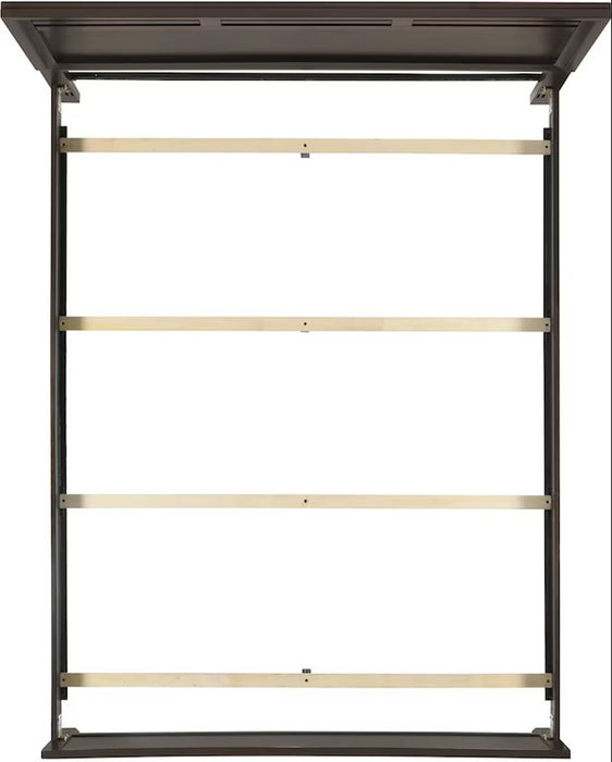 Elements International Beaumont King Panel Bed in Merlot