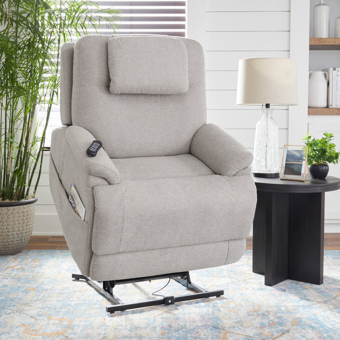 Zecliner Model 2 Petite Latitudes Power Lift Sleep Recliner with Power Headrest & Lumbar - Pierce Furniture Gallery