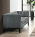 Elements International Calais Loveseat in Light Grey image