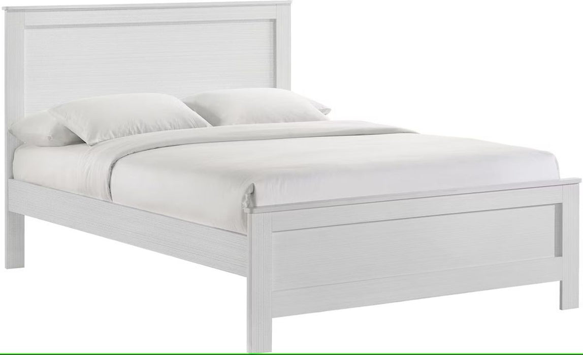 Elements International Catalina Youth Full Panel Bed in White image