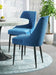 Elements International Celeste Side Chair (Set of 2) in Blue image