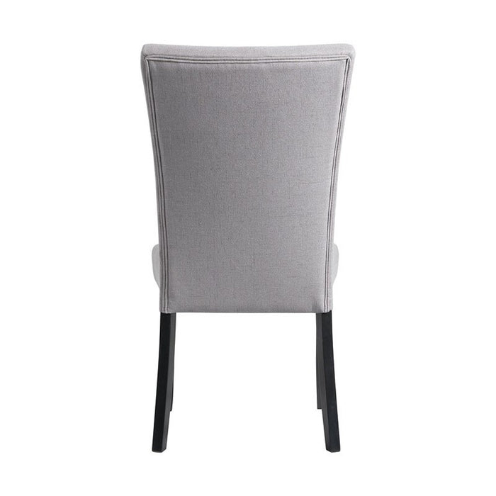 Elements International Beckley Side Chair (Set of 2) in Grey