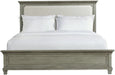 Elements International Crawford Queen Panel Bed in Gray image