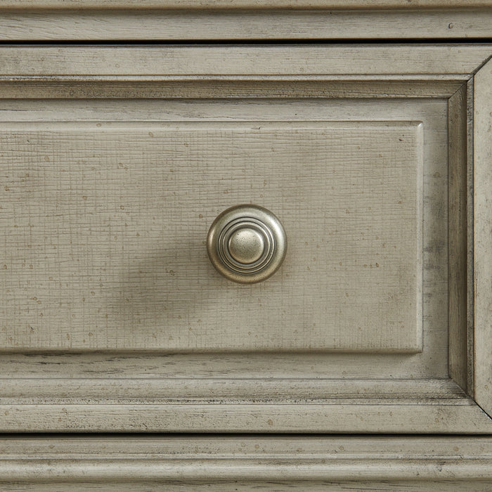 Whit-Ash 6-Drawer Dresser in Light Grey