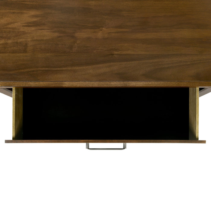 Malibu 6-Drawer Dresser & Mirror in Walnut