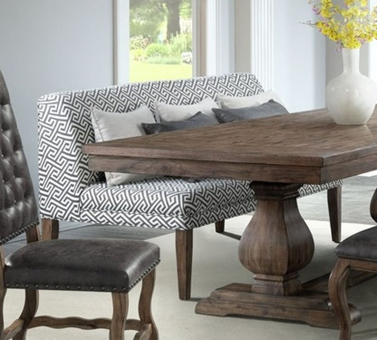 Elements International Gramercy Sofa with 7 Pillow in Brown image