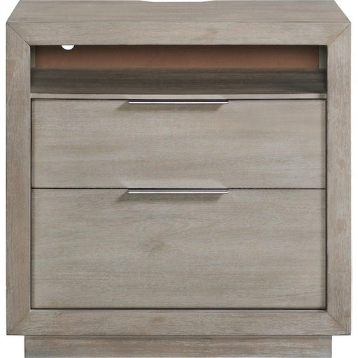 Elements International Arcadia Nightstand in Grey image