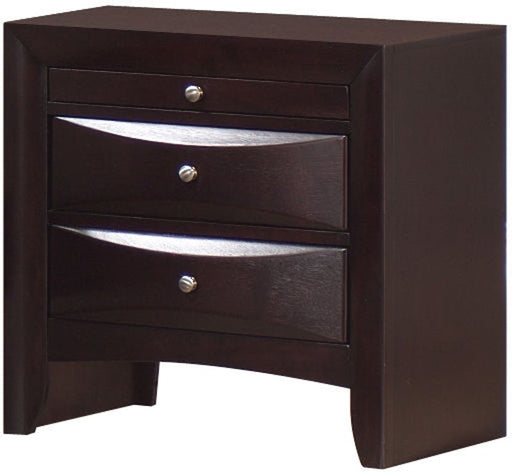 Elements International Emily Nightstand in Espresso Lacquer image