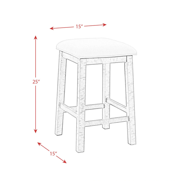 Stone Occasional Bar Table Single Pack Gray Finish (Table + Three Stools)