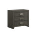 Elements International Sasha Nightstand in Charcoal image