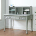 Elements International Jesse Youth Desk with Hutch in Grey image