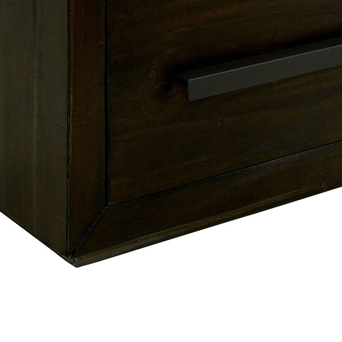 Elements International Magnum Nightstand in Grey