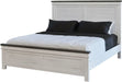Elements International Madison Queen Panel Bed in White image