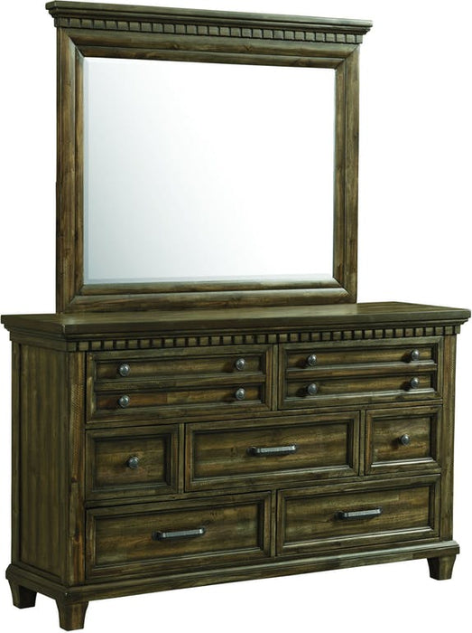 Elements International McCabe Dresser in Distressed Lacquer