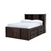 Elements International Vista Captain Bed Full Storage Bed in Brown image