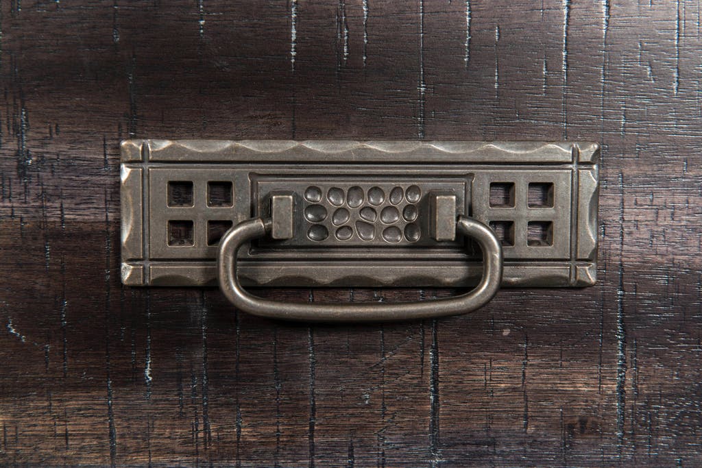 Elements International Morrison Chest in Smokey Gray Oak Lacquer