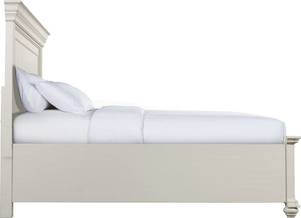 Elements International Slater King Storage Bed in White