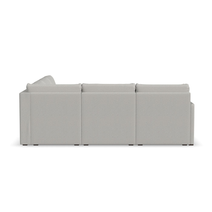 Flex 5-Seat Sectional with Narrow Arm - 5000003390 - Pierce Furniture Gallery